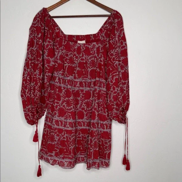 Cleobella Hattie Mini Dress Floral Cotton Multicolor Size M NWT - Picture 3 of 7